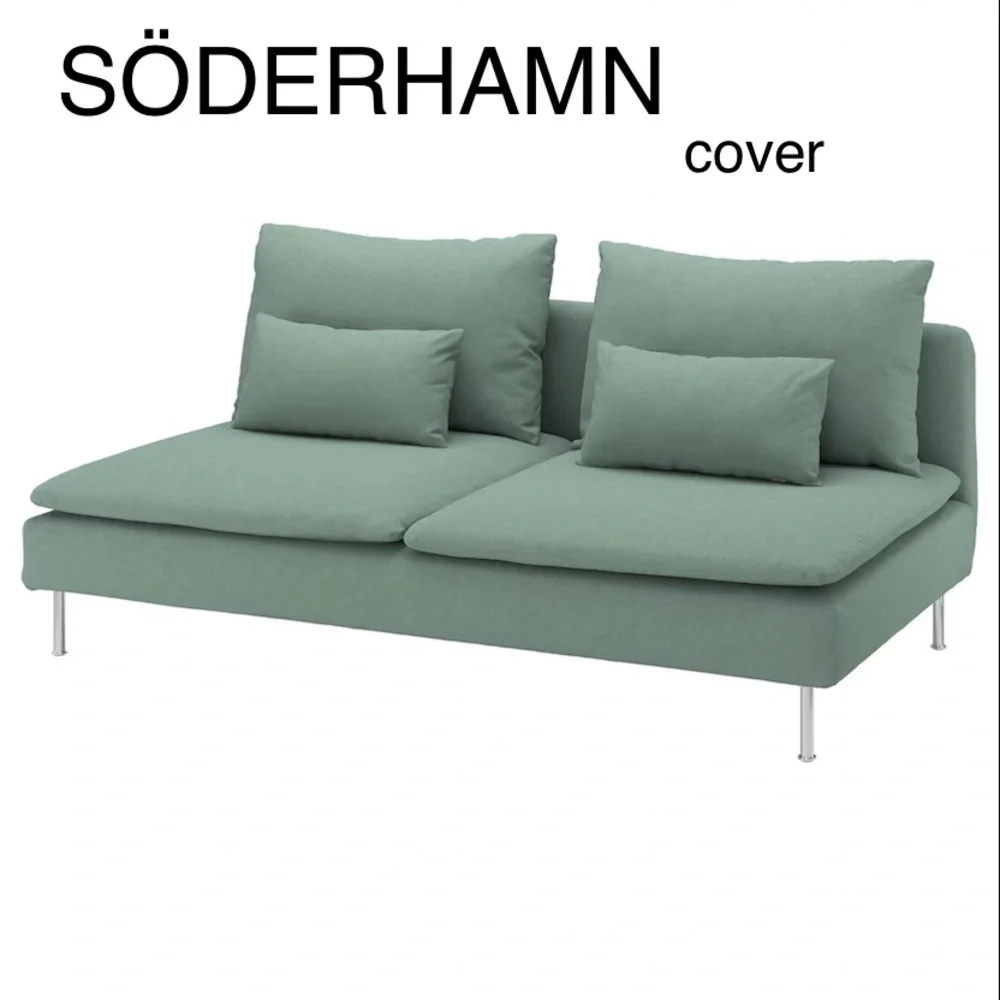 SÖDERHAMN 905.578.05 Cover for sofa section Tallmyra light green NEW